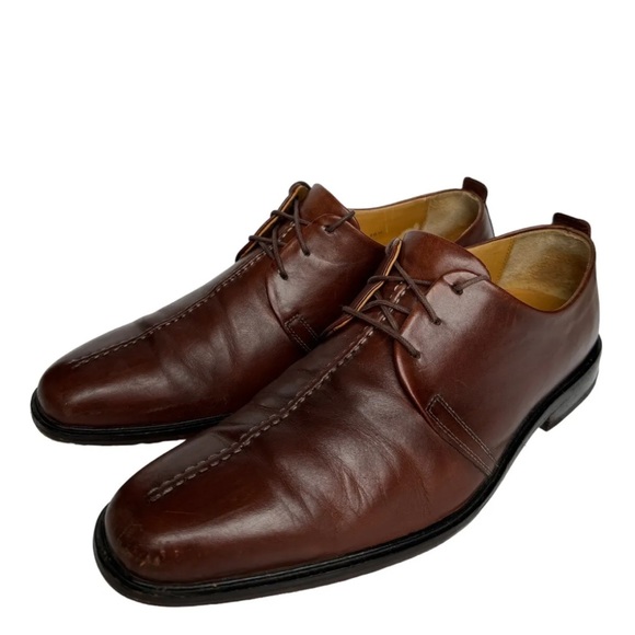 Cole Haan Mens Sz 12M Brown Leather Oxford Lace Up Shoes main image 5